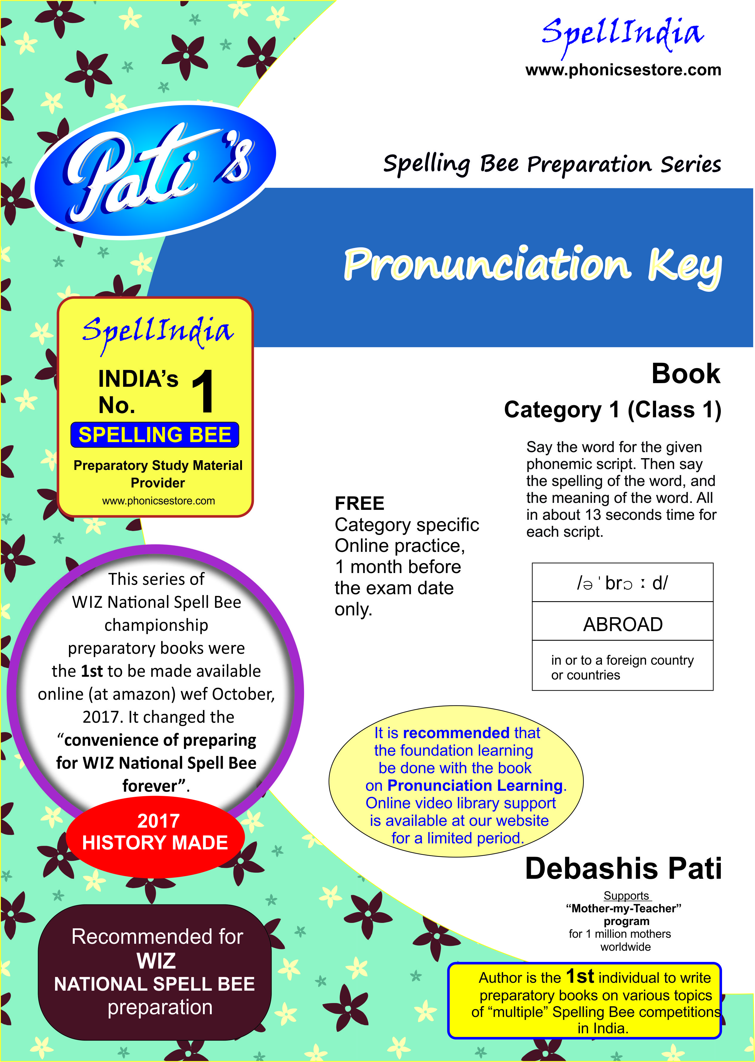 WIZ SPELL BEE PRONUNCIATION KEY CATEGORY 1
